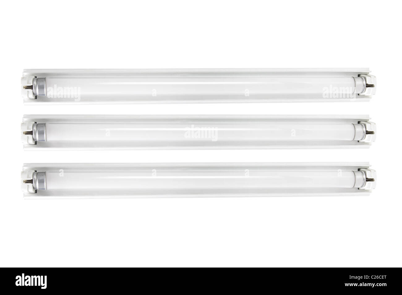 Reciclar tubos fluorescentes Imágenes recortadas de stock Alamy