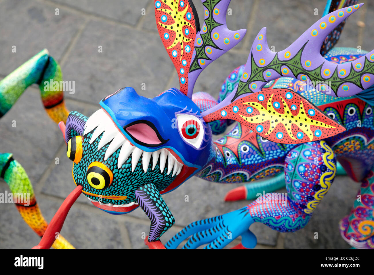 Artesanías Alebrijes Ciudad de Oaxaca México Fotografía de stock - Alamy