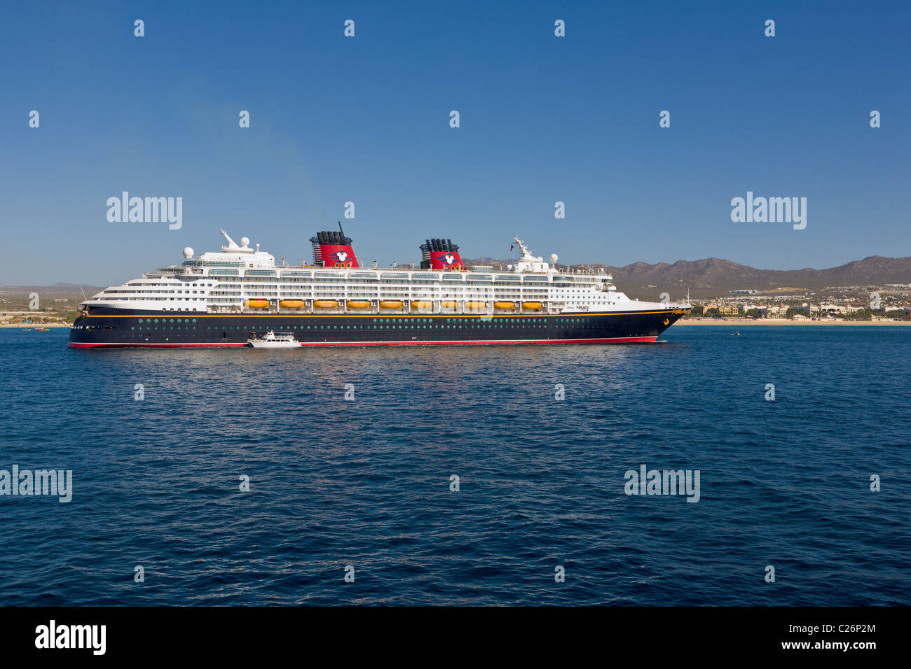 Crucero Disney Wonder en Cabo San Lucas, Baja California, México Foto de stock