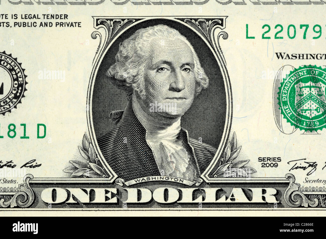Dollar, dólares, dinero, American Banknote Foto de stock