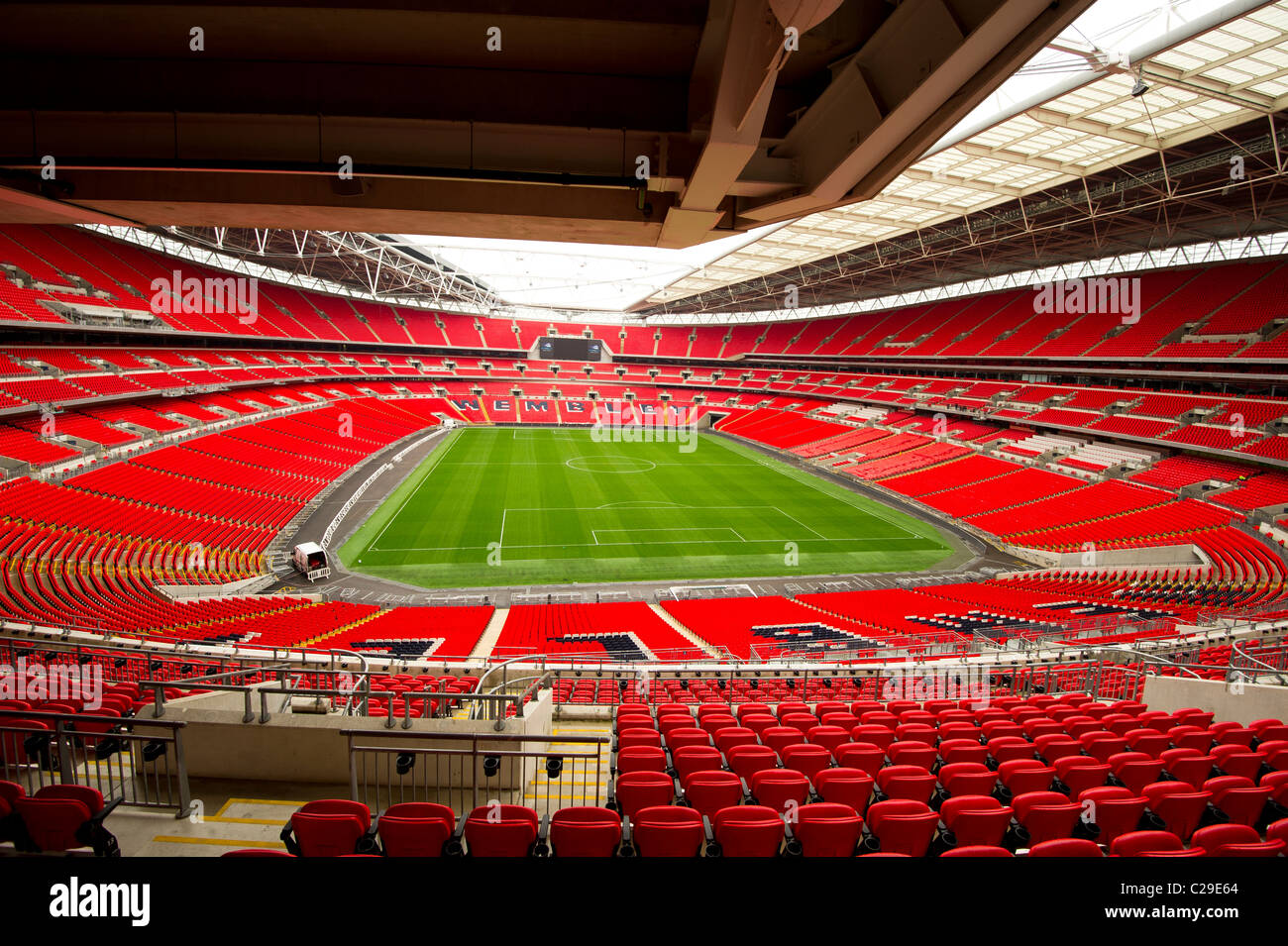 Estadio de fútbol Wembley Londres Inglaterra Foto de stock