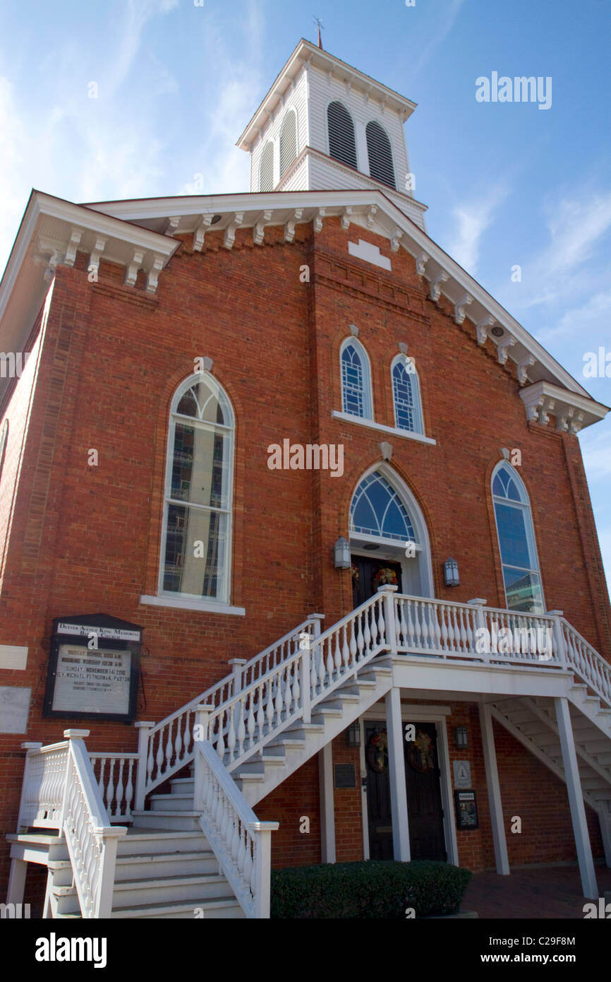 La Iglesia Bautista Dexter Avenue en Montgomery, Alabama, Estados Unidos. Foto de stock