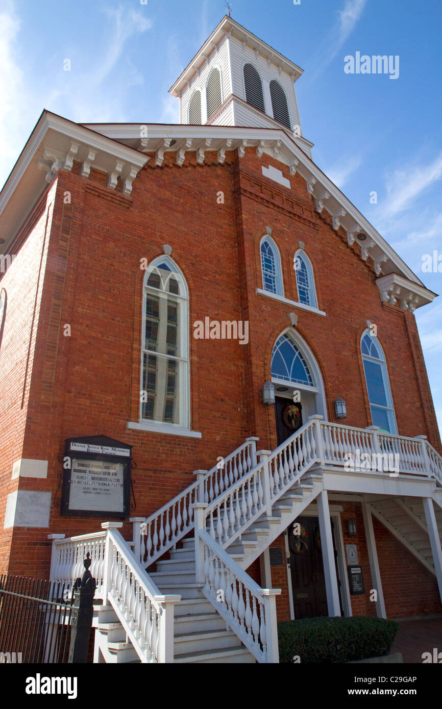 La Iglesia Bautista Dexter Avenue en Montgomery, Alabama, Estados Unidos. Foto de stock