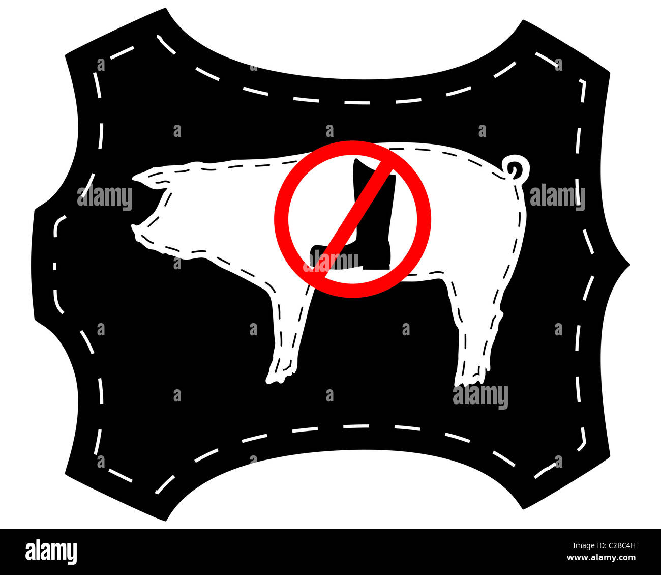 No botas de piel de cerdo Fotografía de stock - Alamy