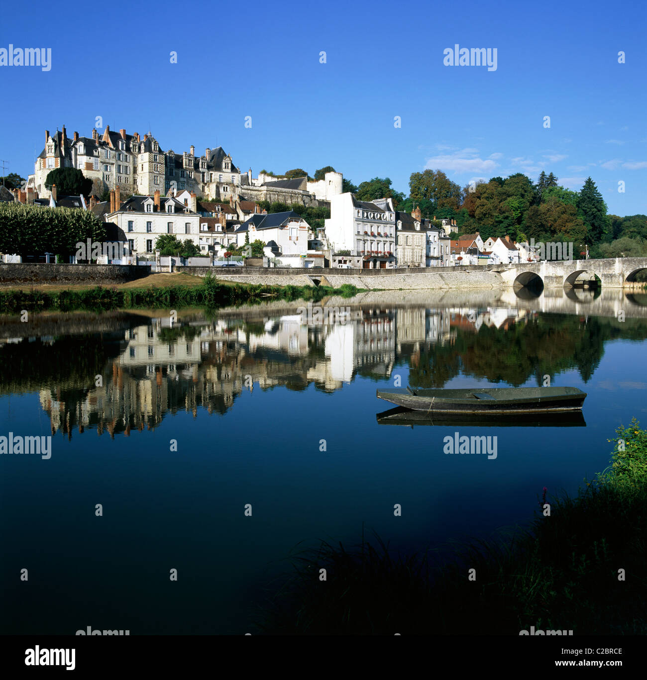 Saint Aignan -sur - Cher Valle del Loira Francia Foto de stock