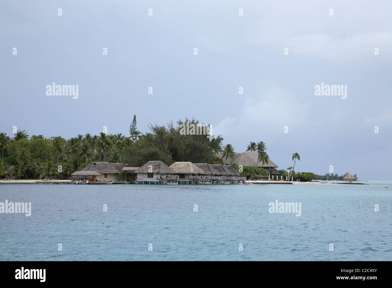 Bora Bora Tahiti islas de Sotavento Foto de stock