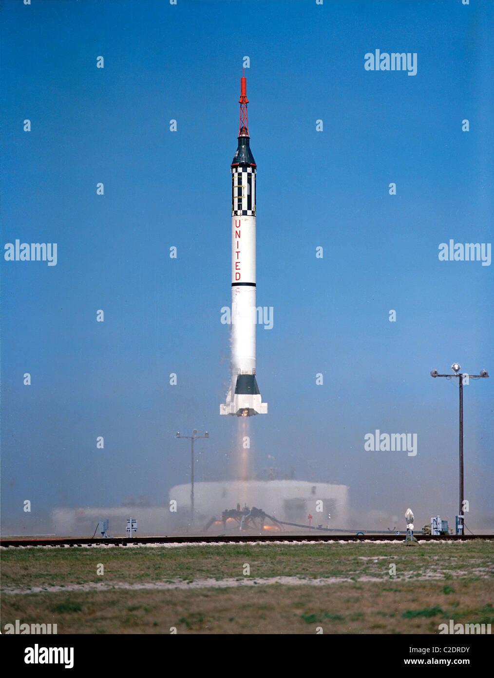 Lanzamiento de Mercury-Redstone 2 Foto de stock