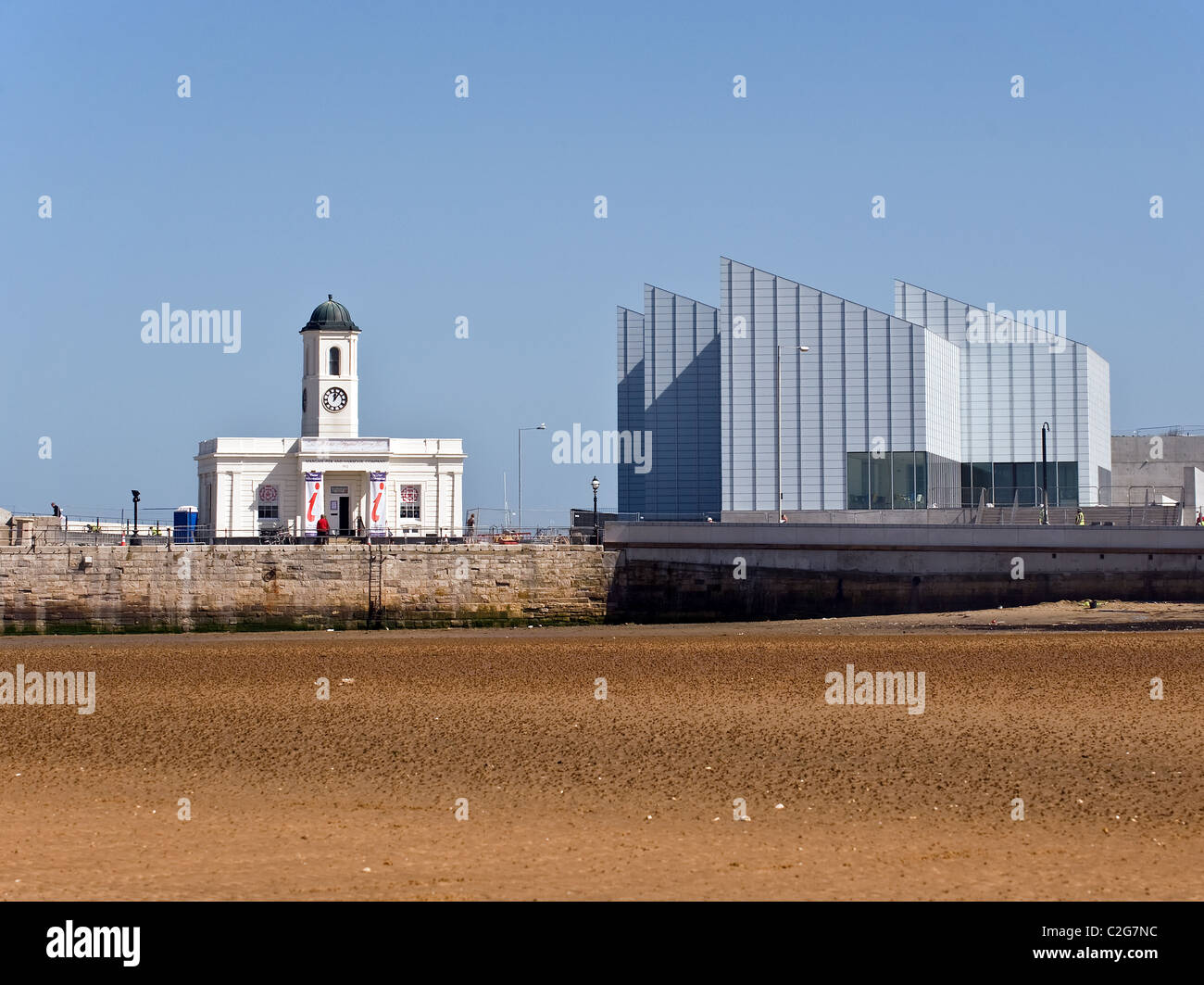 El Droit House y el Turner Contemporary Gallery en Margate. Foto de stock