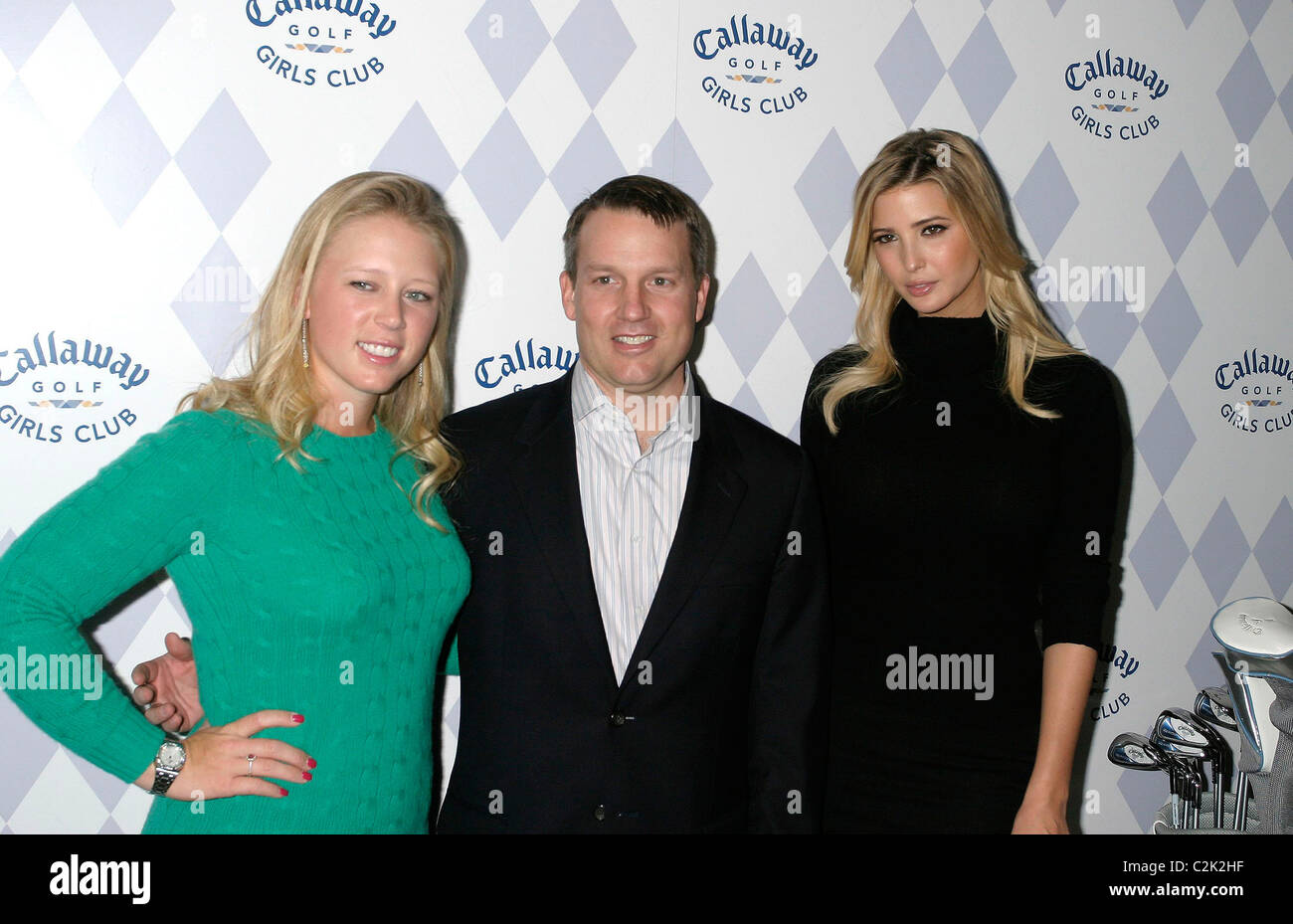 Golfista profesional Morgan Pressel, Brian olivares e Ivanka Trump Ivanka  Trump aloja las niñas Callaway Golf Club - celebrada en Fotografía de stock  - Alamy