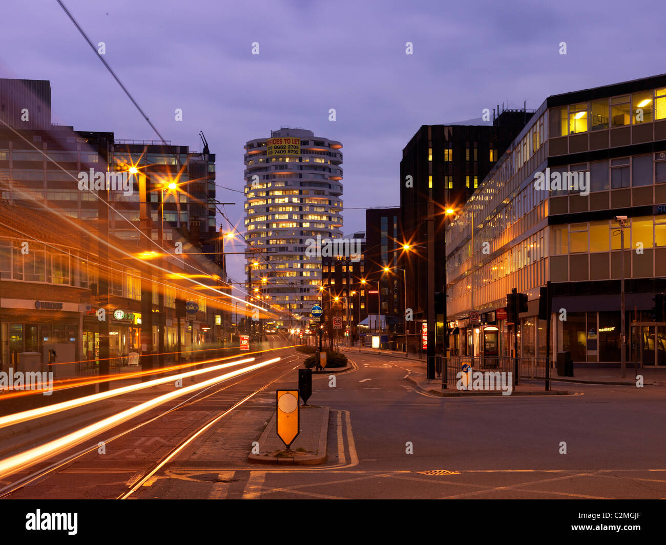 Vistas generales de la ciudad, del centro de Croydon. Foto de stock