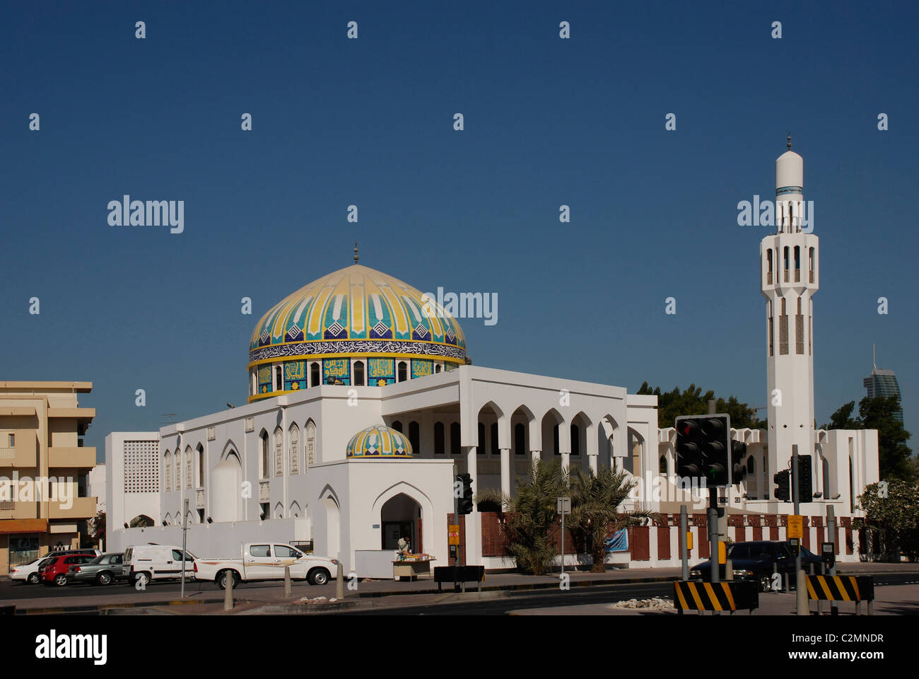 Emam Al Sadiq Mezquita, Bahrein, Oriente Medio Foto de stock