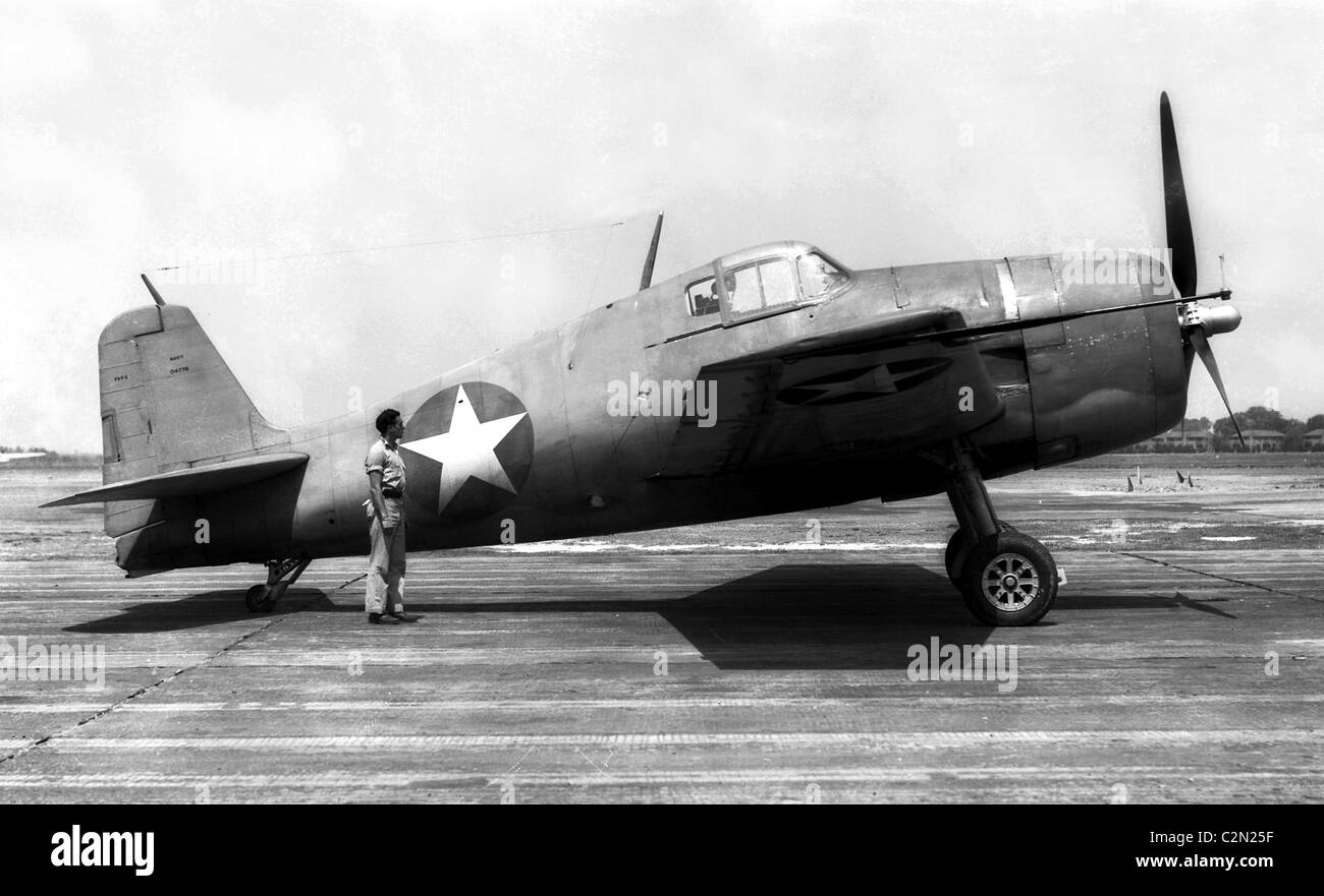 Grumman F6F-3 Hellcat aviones Foto de stock