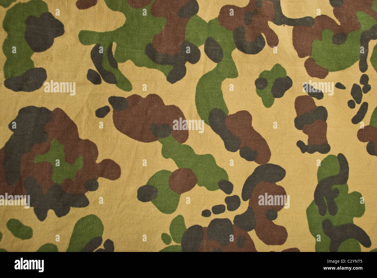 Fondo de camuflaje en tonos beige, verde y negro usado para la caza o pesca  de ropa Fotografía de stock - Alamy