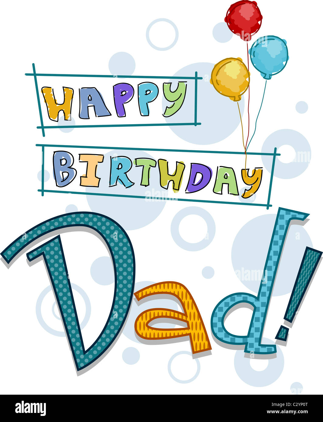 Feliz cumpleaños papa Imágenes recortadas de stock - Alamy