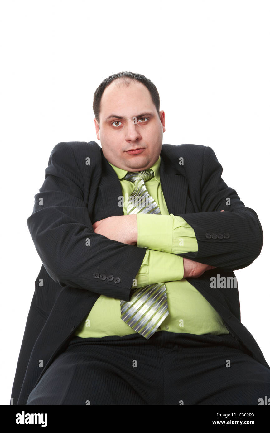 Hombre gordo con traje fotografías e imágenes de alta resolución - Alamy
