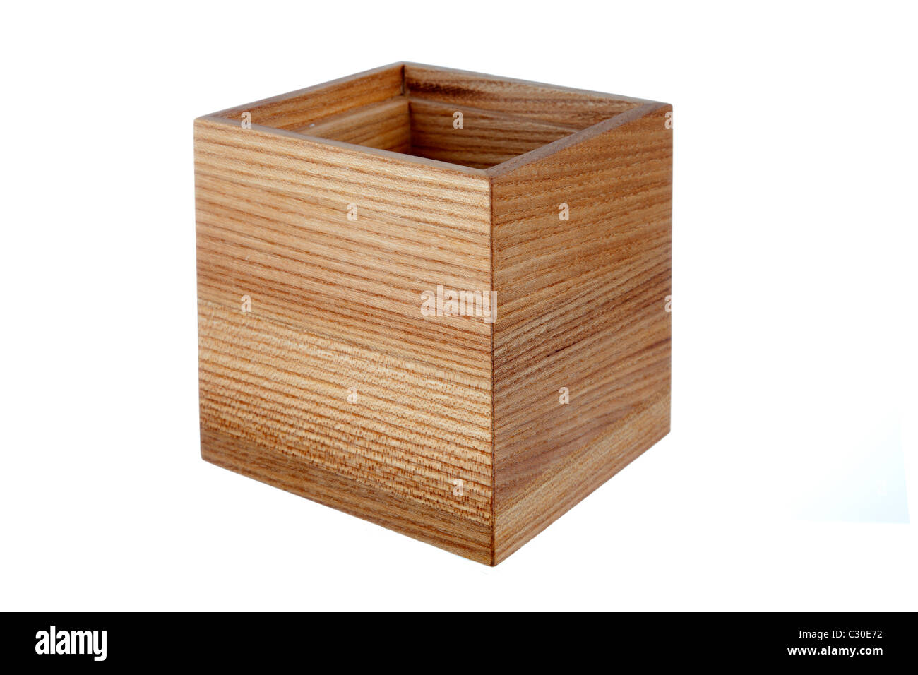 abrir la caja de madera Fotografía de stock - Alamy