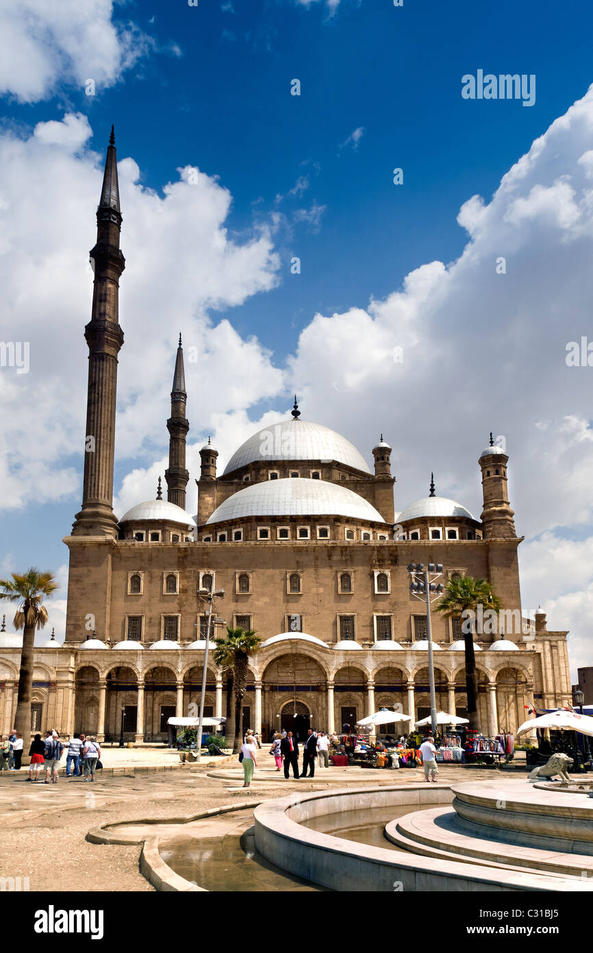 La mezquita de Muhammad Ali Pasha o Mezquita de Alabastro, EN EL CAIRO, EGIPTO Foto de stock