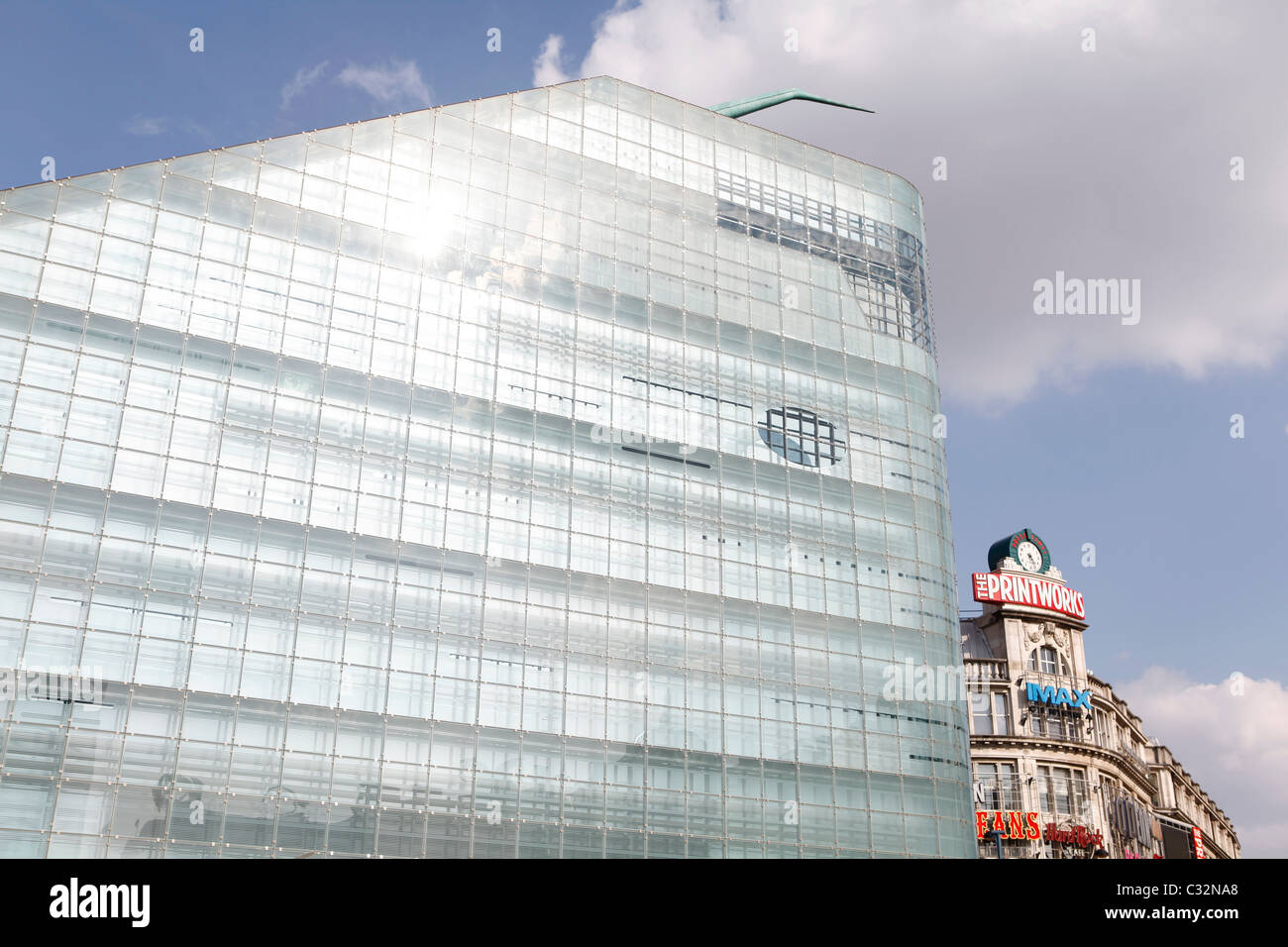 Edificio Urbis, Manchester Deansgate Foto de stock