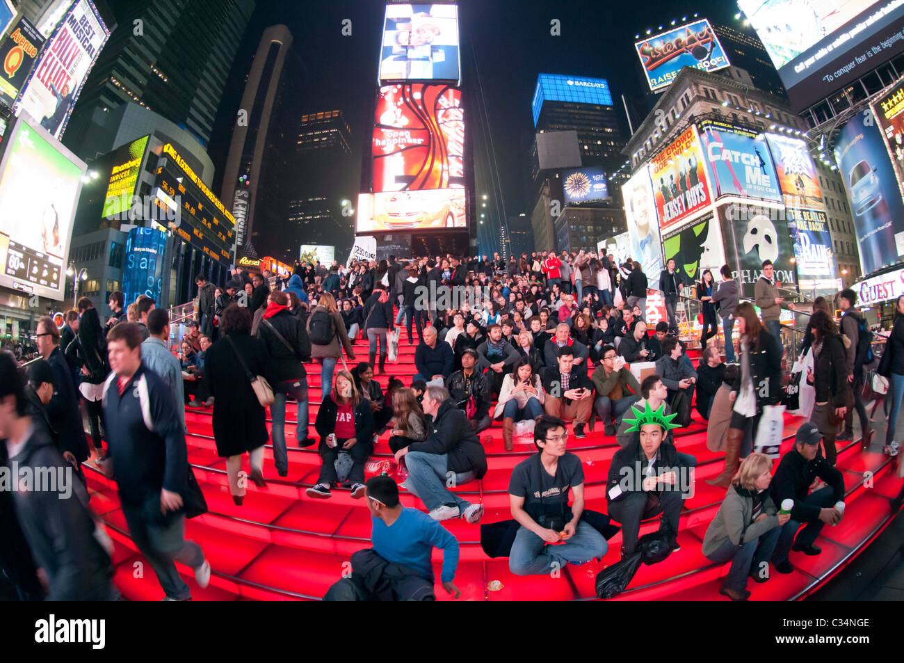 Stairs times square new york fotografías e imágenes de alta resolución
