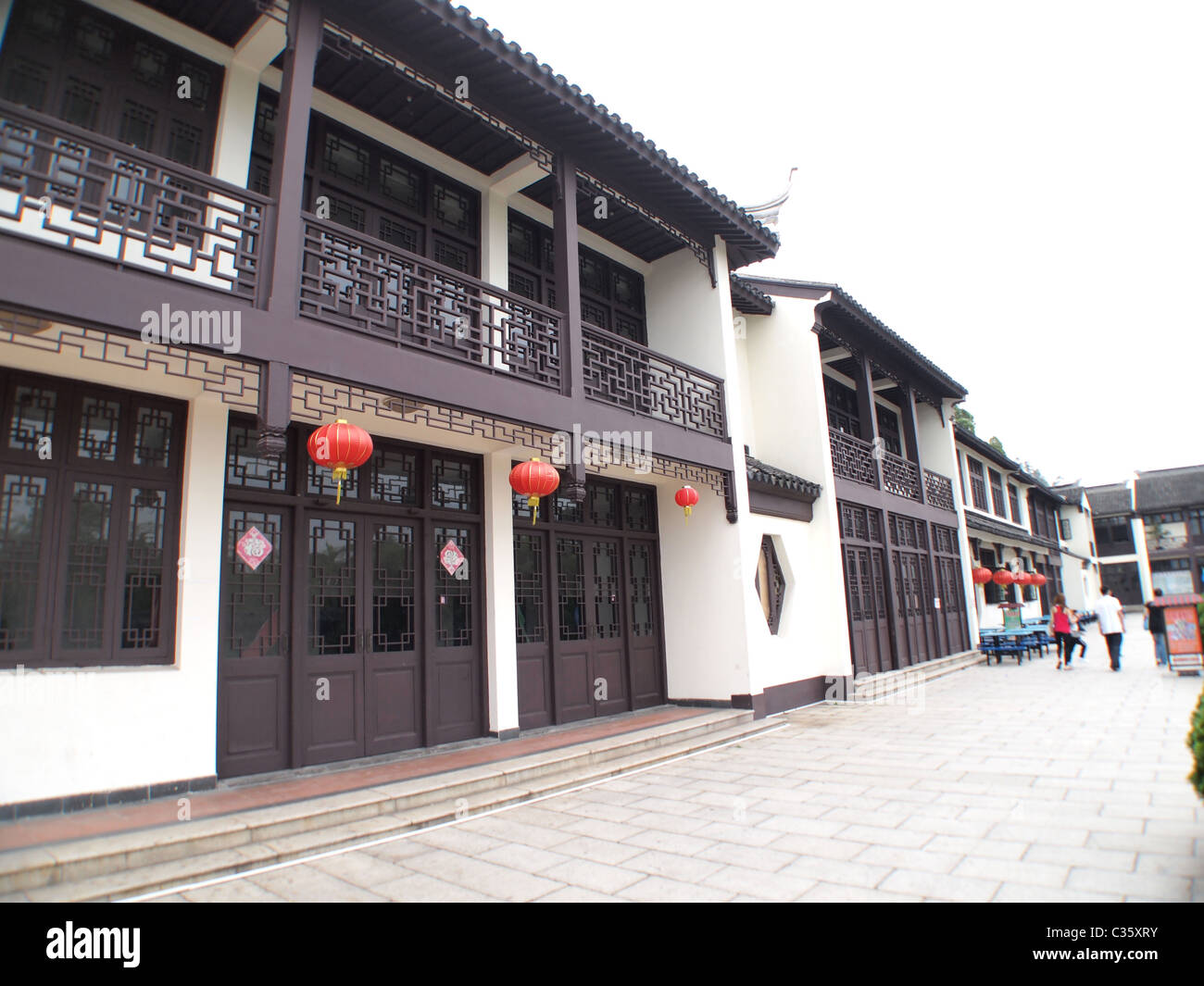La arquitectura tradicional china, Qingyuan, Guangdong, China Foto de stock