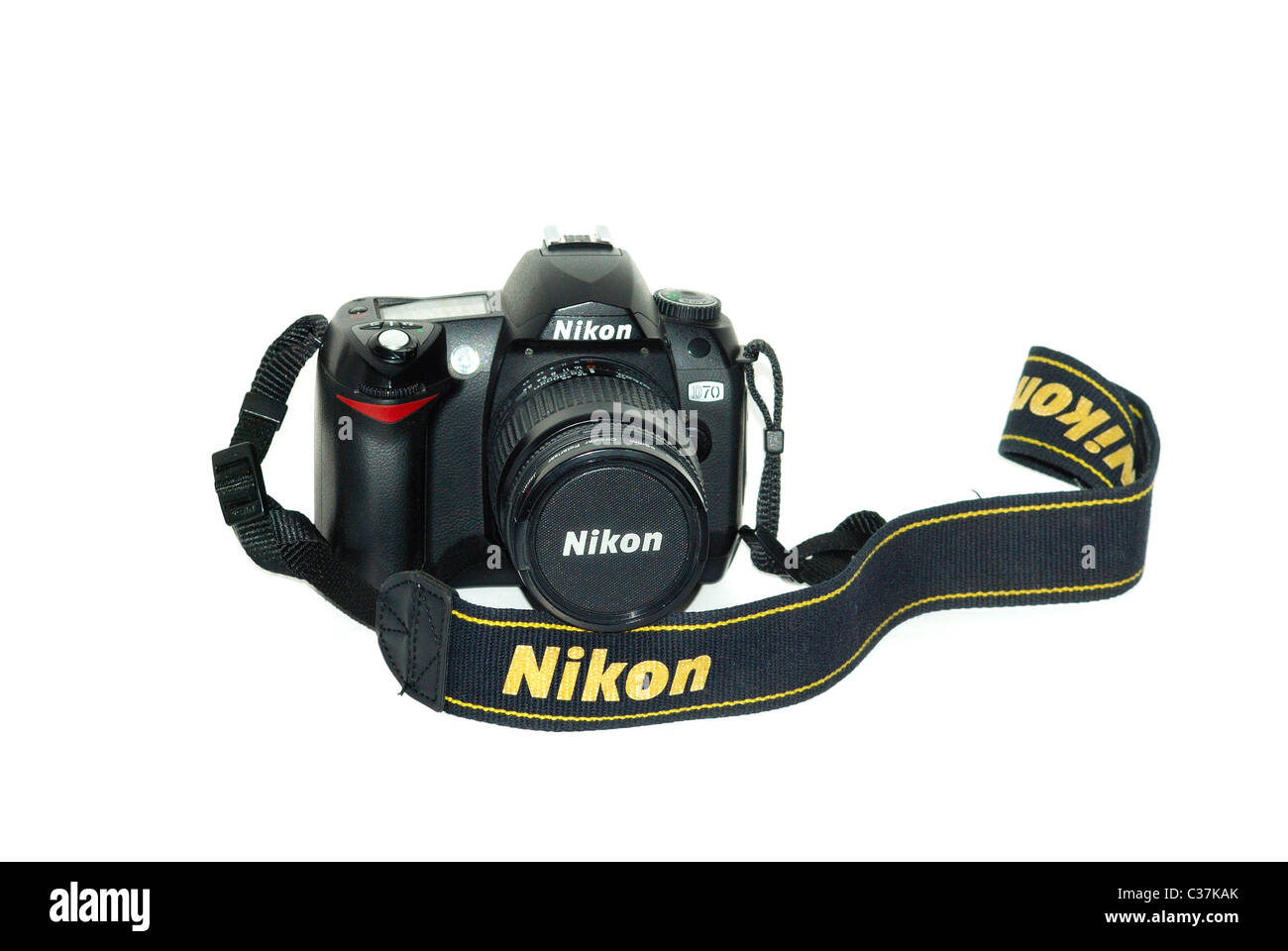 Nikon D70 6 millones de píxeles cámara digital DSLR Foto de stock