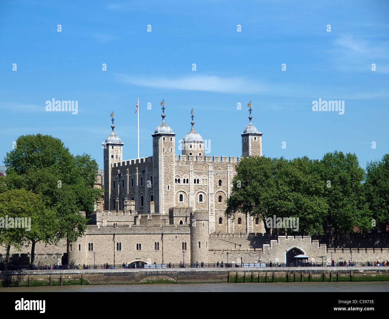 En la Torre de Londres, Reino Unido de Gran Bretaña viajar Foto de stock
