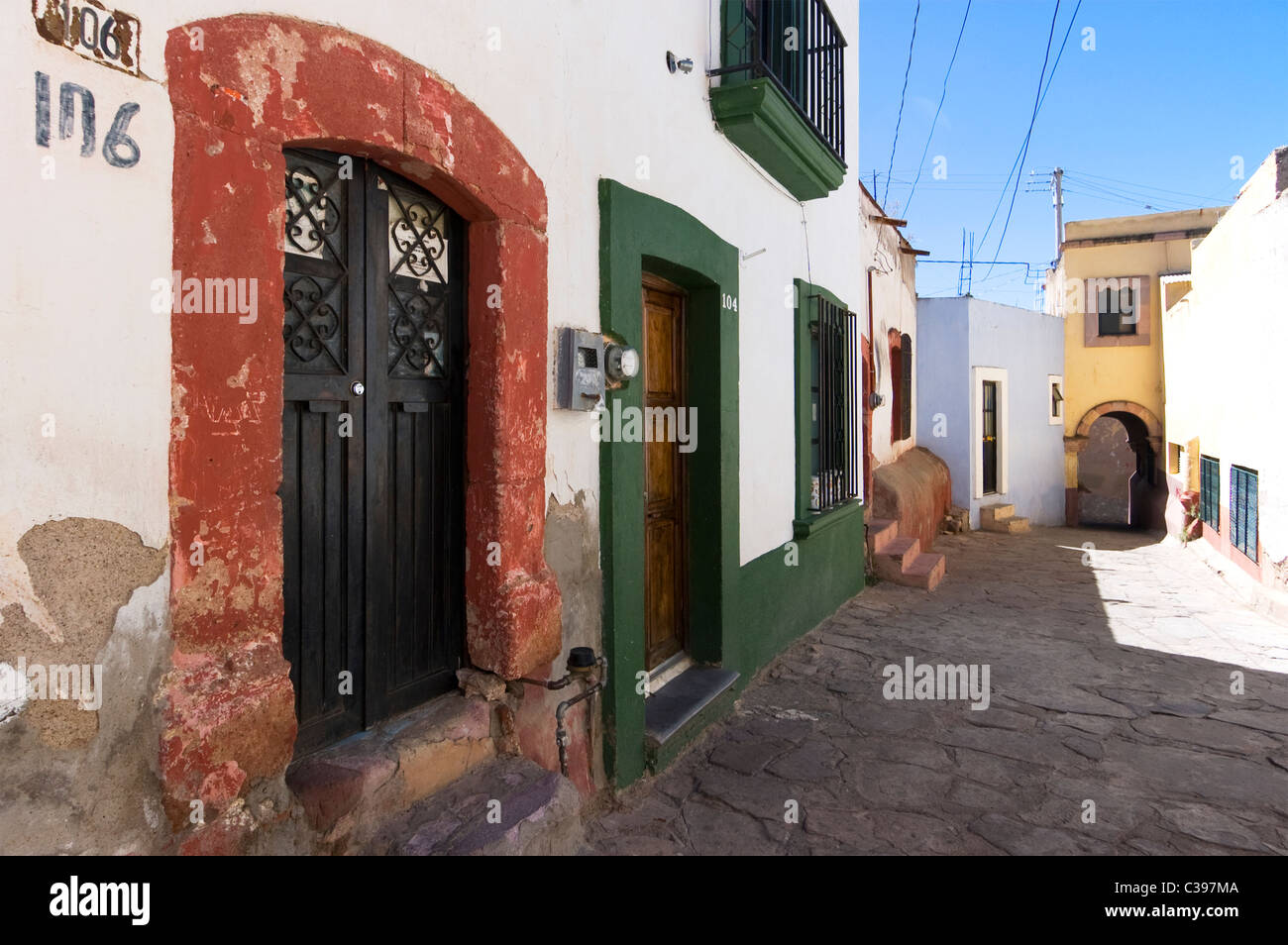 Elk1871104 México Estado de Zacatecas Zacatecas city street scene