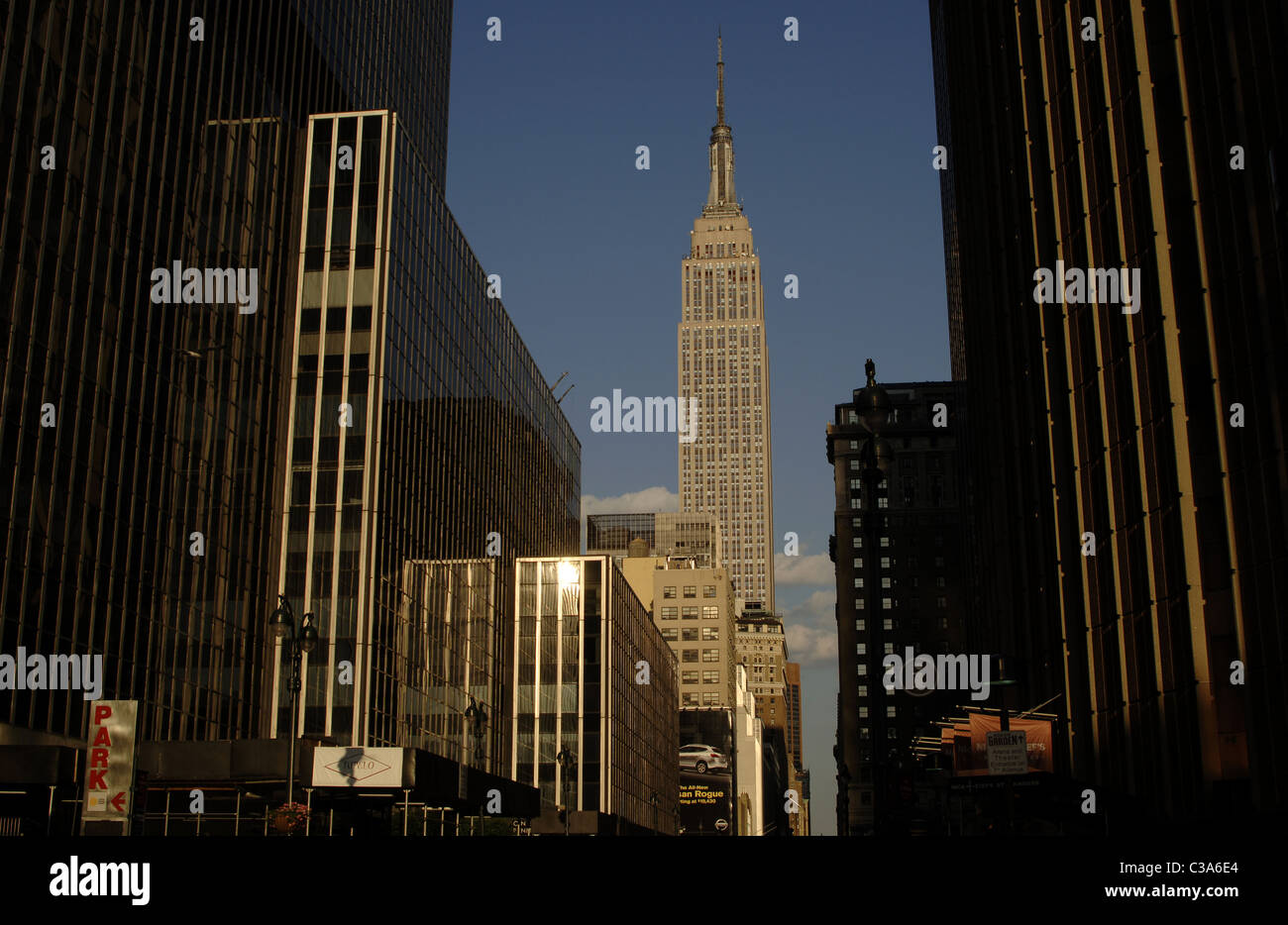 Estados Unidos. Nueva York. El Empire State Building, construido entre 1929 y 1931 por Guillermo Cordero. Foto de stock