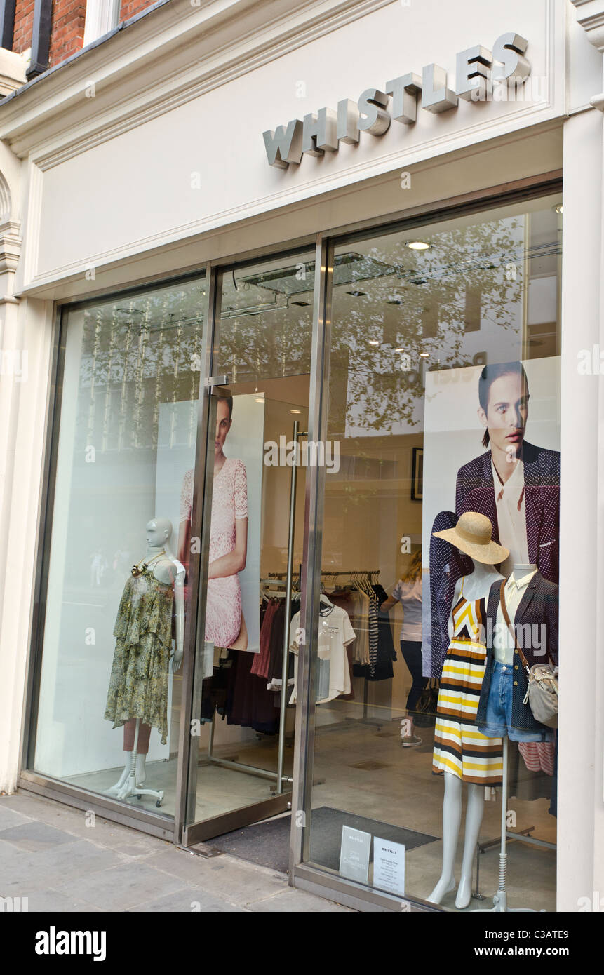 Silbatos womens tienda de moda tiendas ropa King's Road, Londres, Reino  Unido. "Kate'Catherine Middleton visto comprando ropa de almacén Fotografía  de stock - Alamy