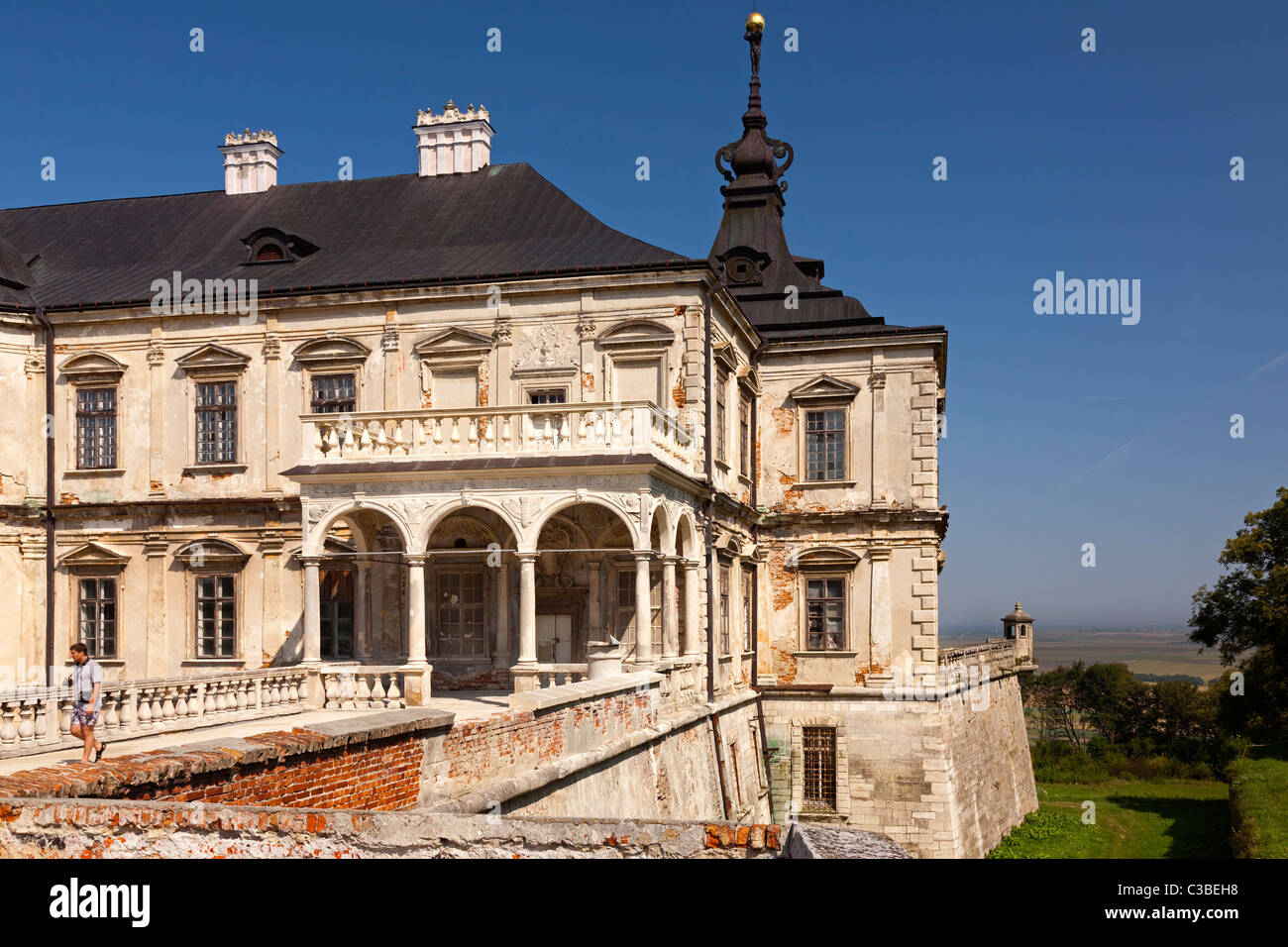 Podhorce Castillo, Galicia, Ucrania occidental Foto de stock