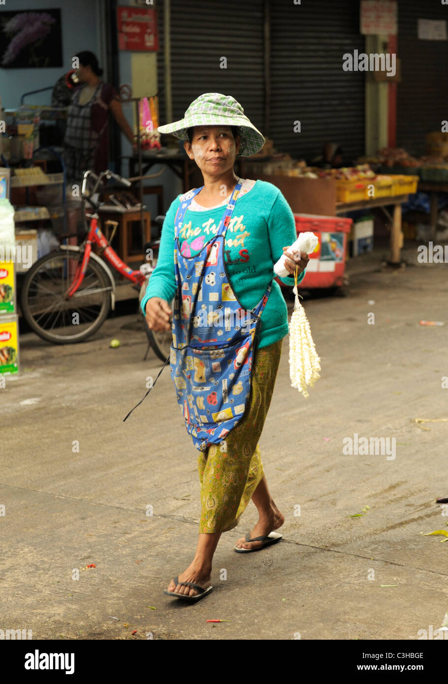 Múltiples orígenes étnicos, pueblos vive , vive en Mae Sot , la frontera birmano-tailandesa , en el norte de Tailandia Foto de stock
