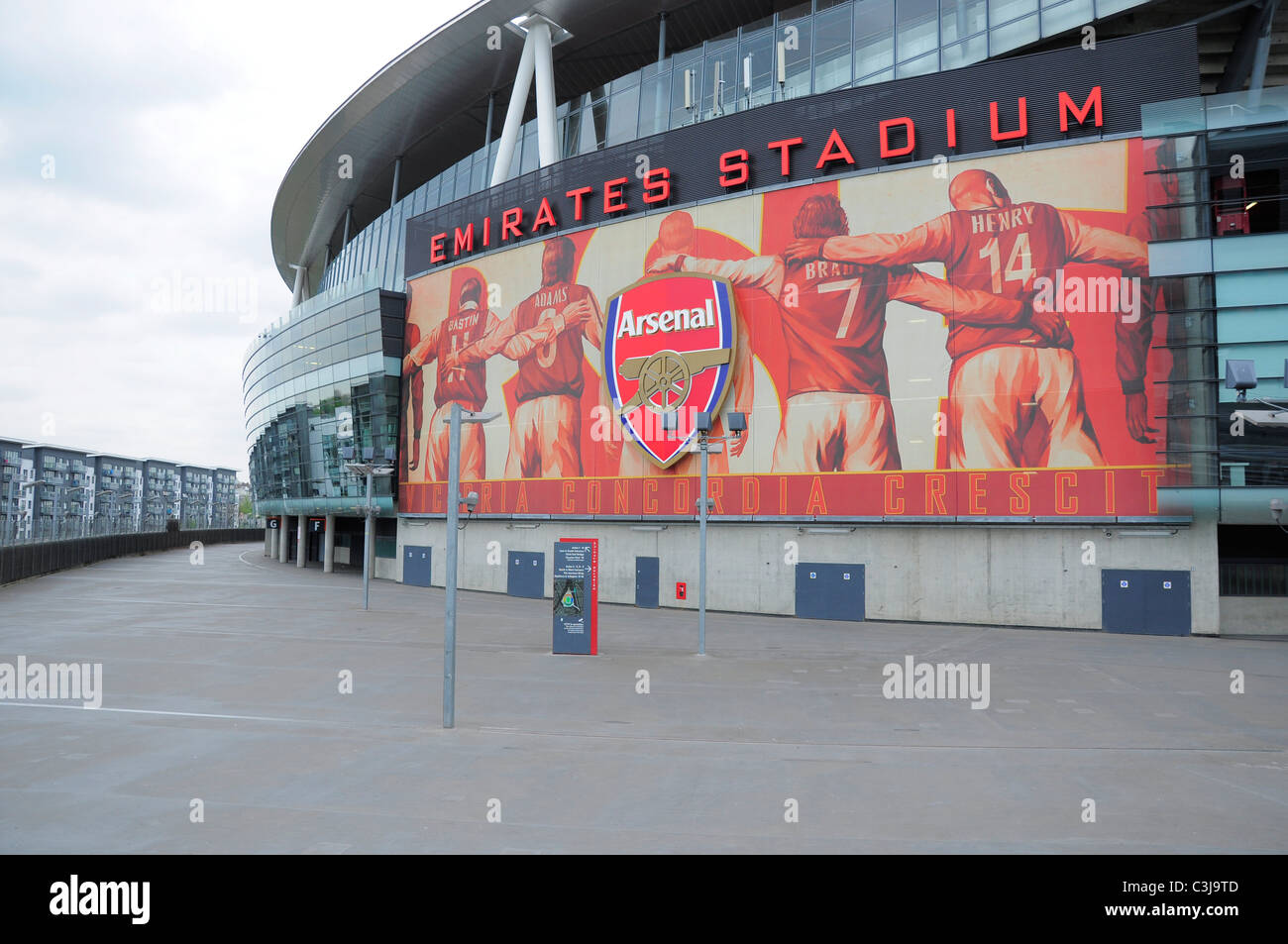 Arsenal Football Club Emirates Stadium Foto de stock