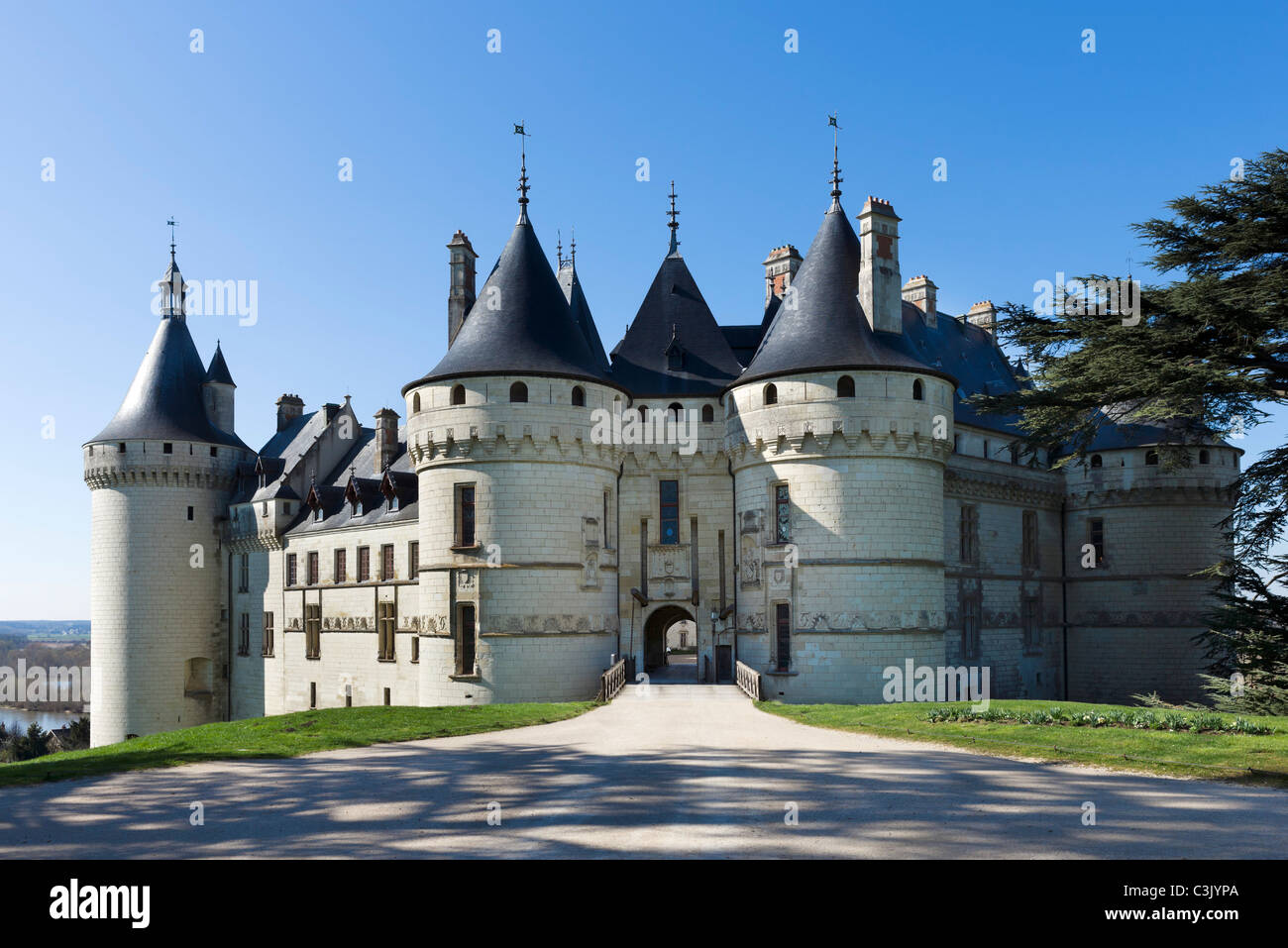 El Chateau de Chaumont, Chaumont-sur-Loire, Valle del Loira, el Touraine, Francia Foto de stock