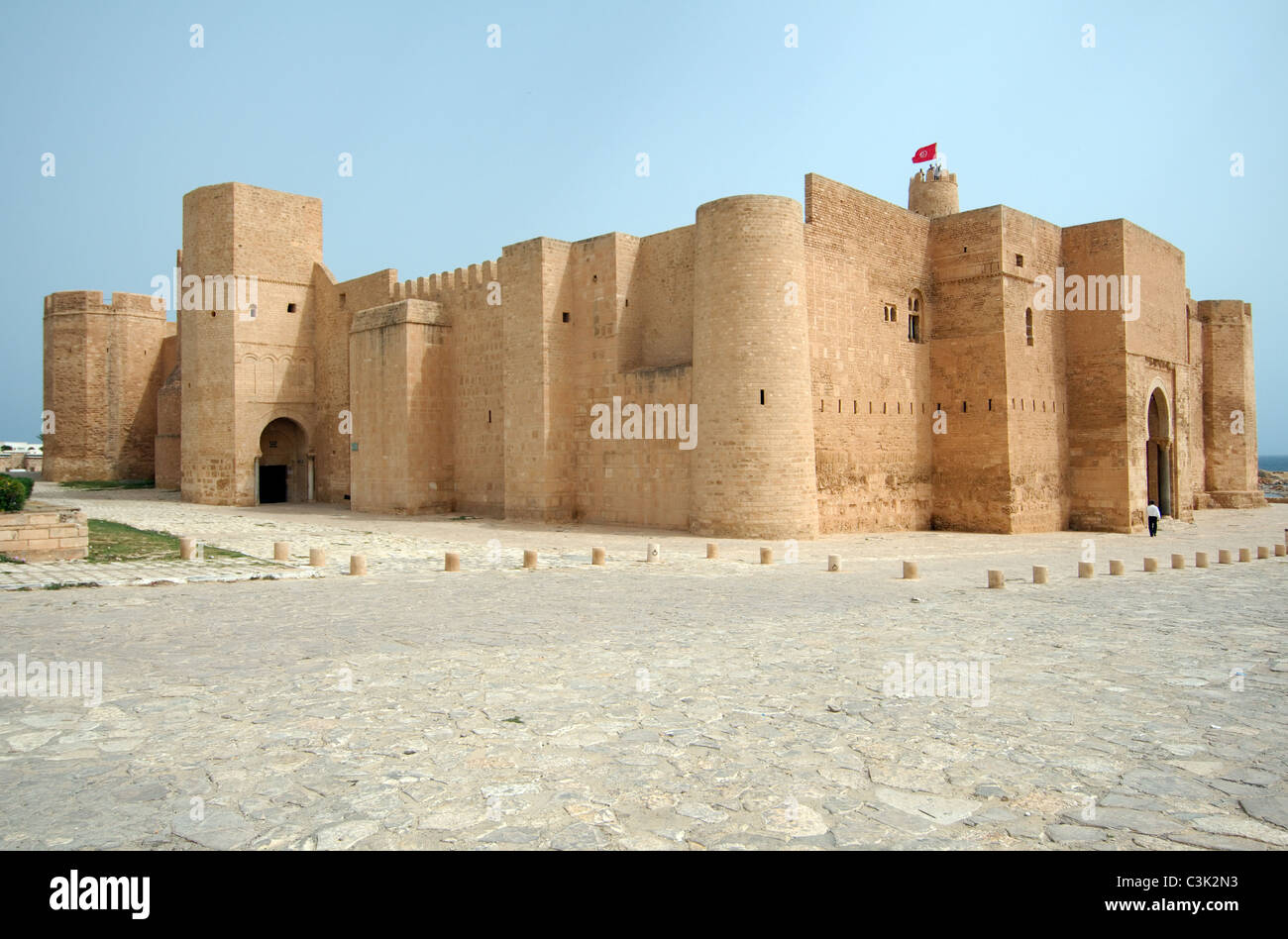 Ribat, fortificación Sousse, Túnez, África Foto de stock