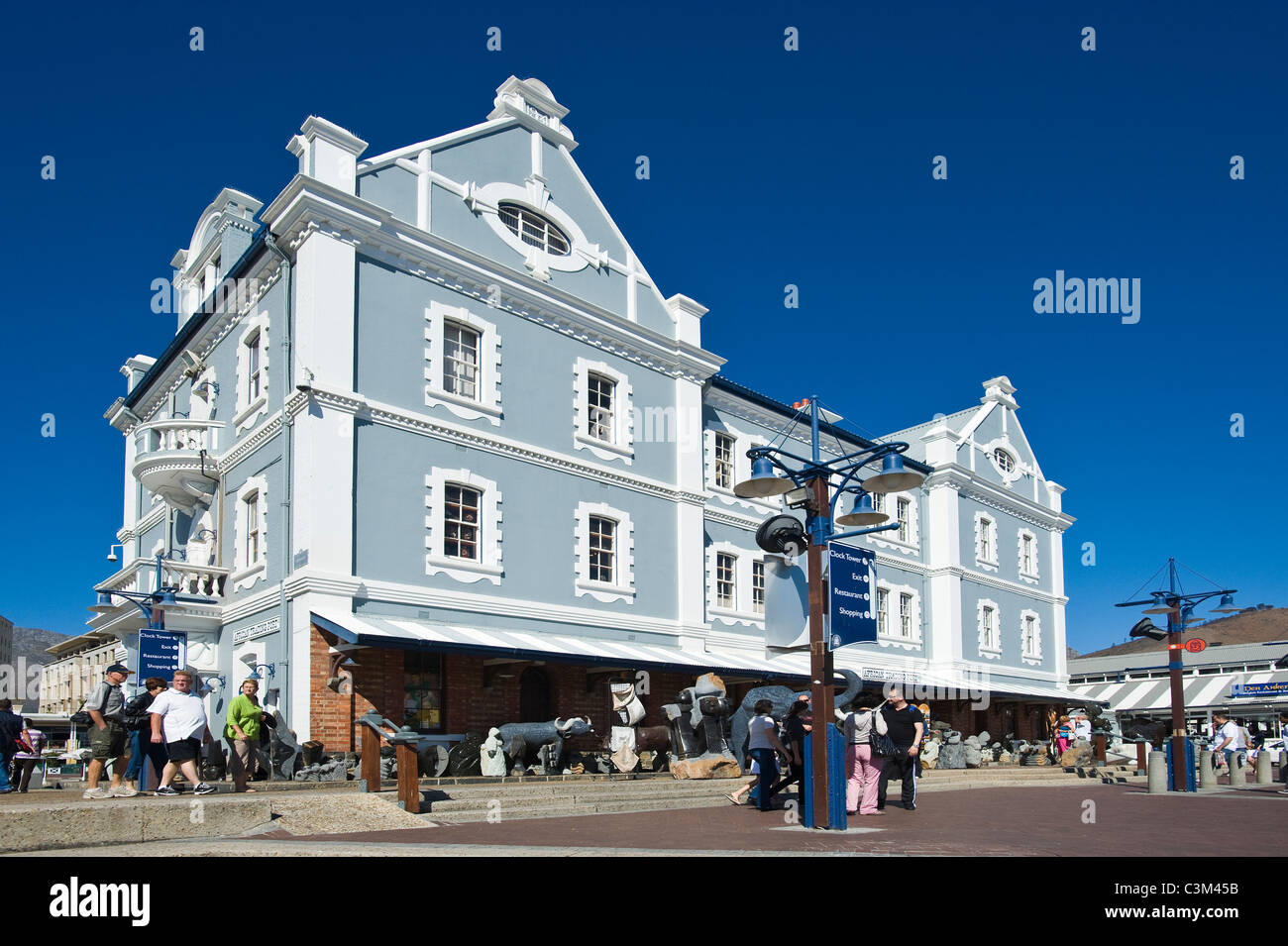 Puerto comercial africana edificio en V&A Waterfront Cape Town South Africa Foto de stock