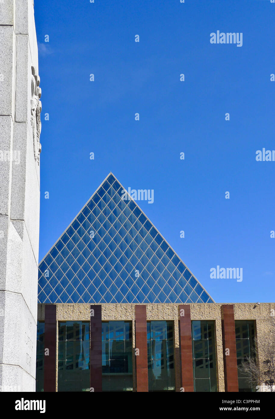 Las ciudades canadienses, Ayuntamiento de la ciudad de Edmonton, Alberta, Canadá. Foto de stock