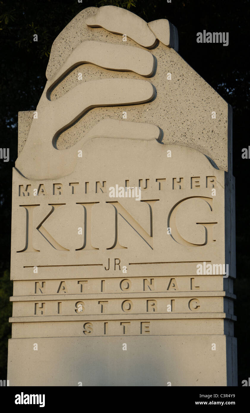 Martin Luther King Jr. (1929-1968). Memorial. Atlanta. Estados Unidos. Foto de stock