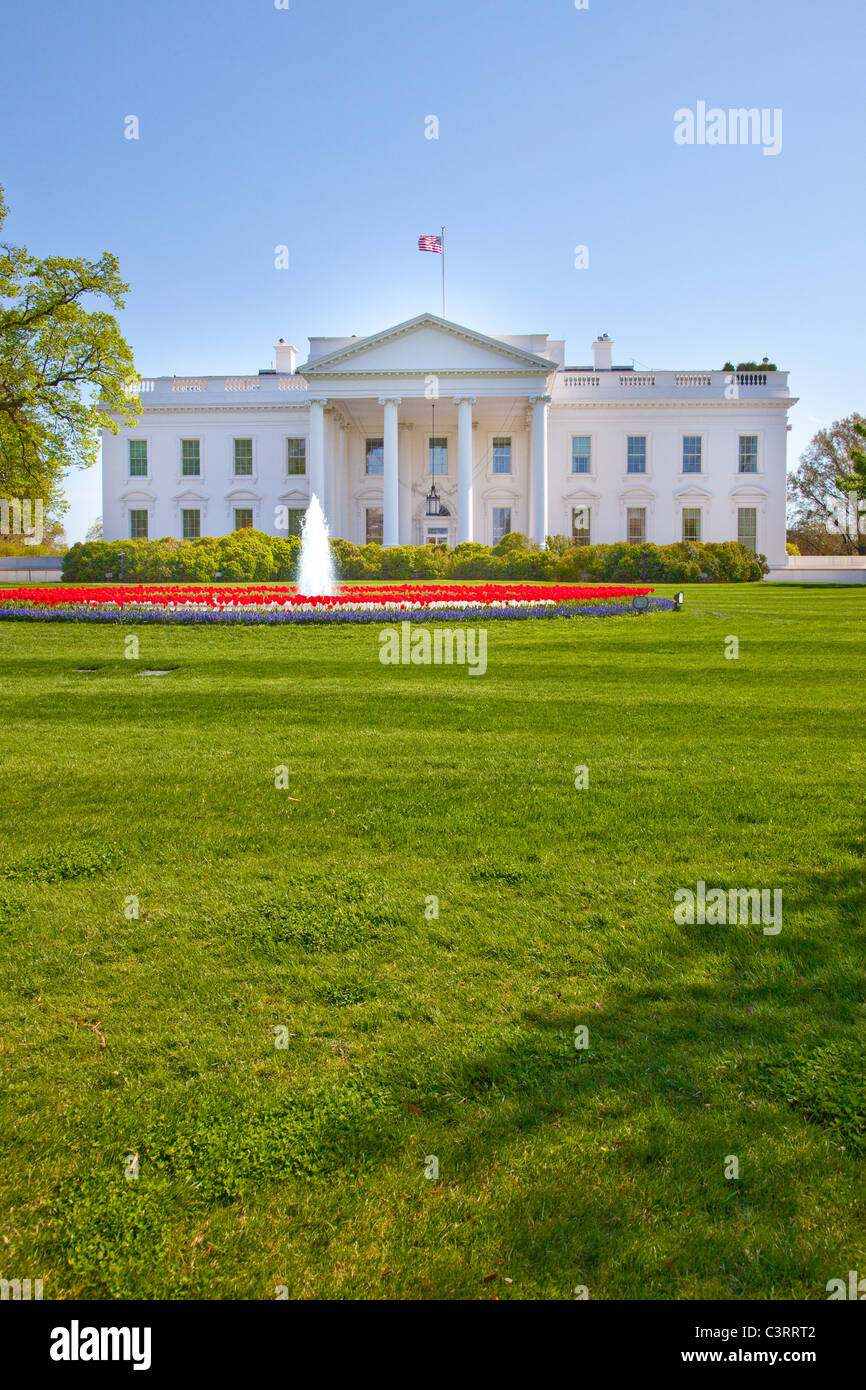 La Casa Blanca, Washington, D.C. Foto de stock