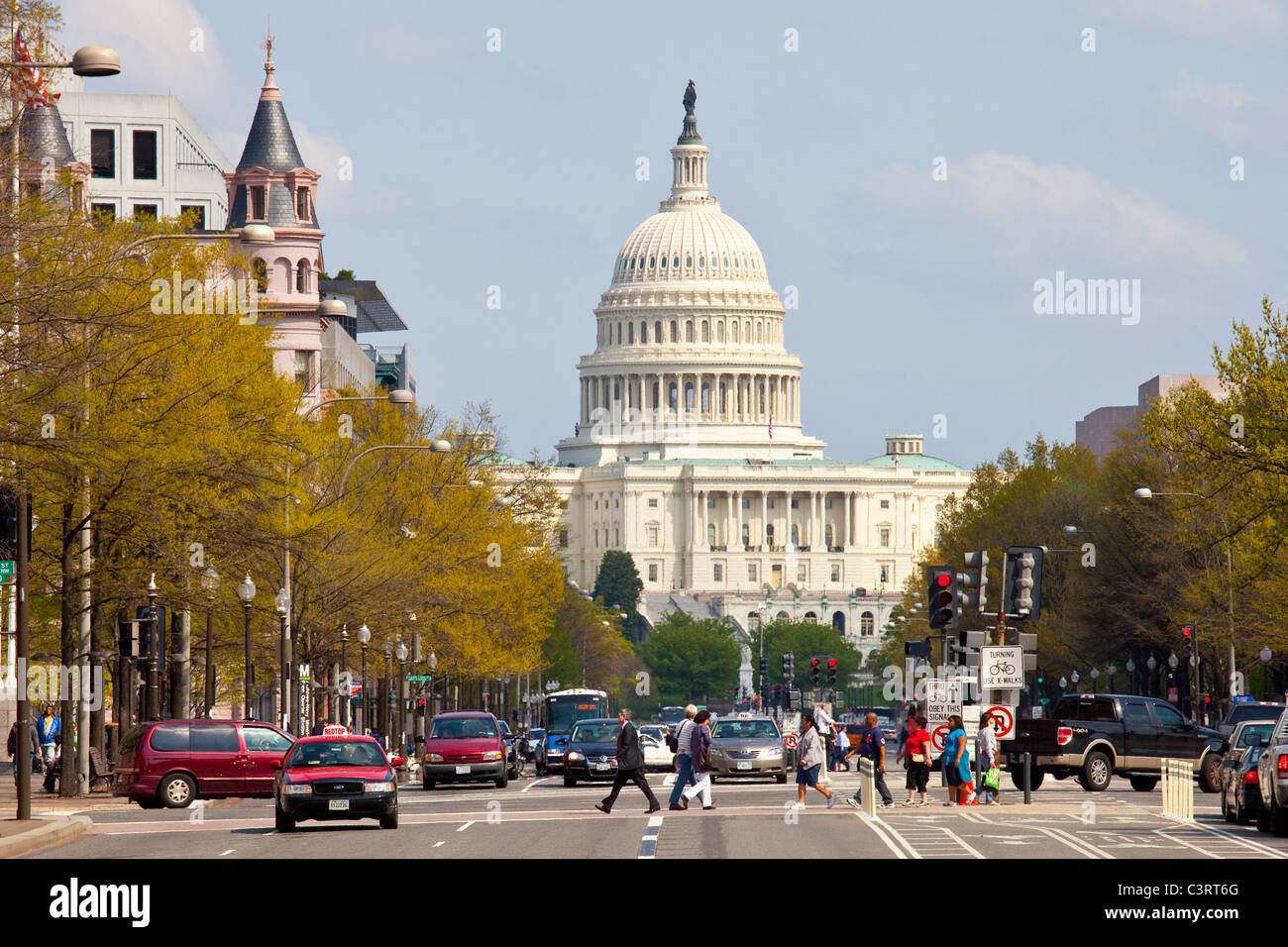 Edificio del Capitolio, Washington, D.C. Foto de stock