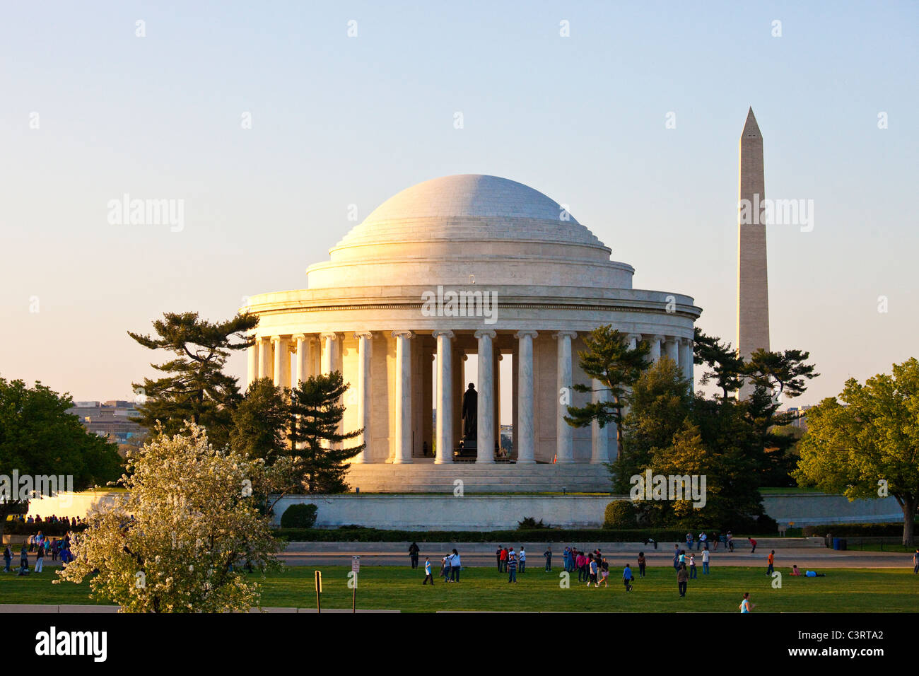 El Monumento a Jefferson, Washington, D.C. Foto de stock