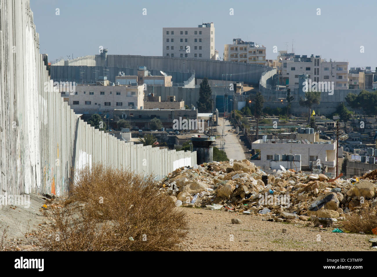 El muro de separación en Belén, Palestina Fotografía de stock Alamy