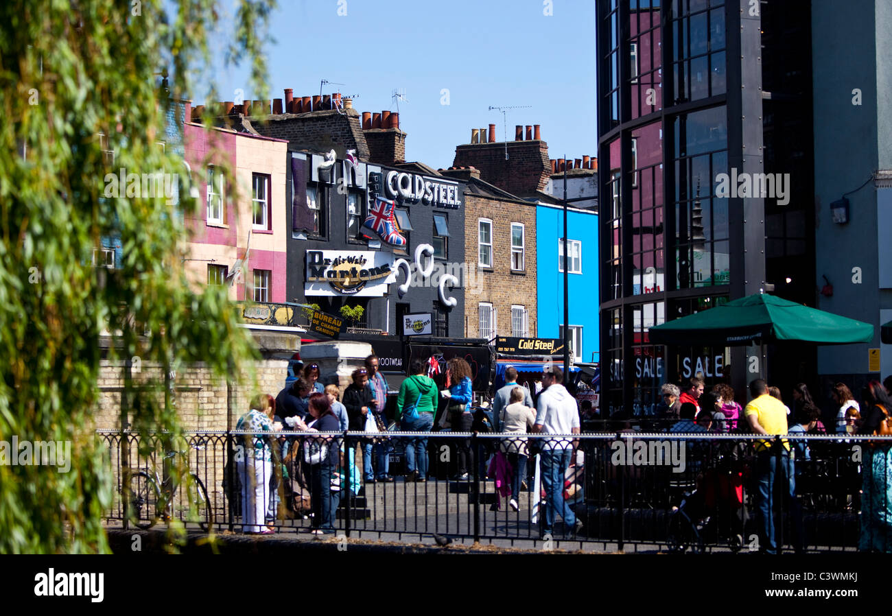 Paisaje urbano en Camden, Londres, Inglaterra, Reino Unido. Foto de stock