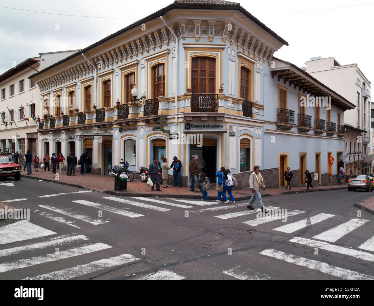 Bacno Bolivariano, centro histórico de Quito, Ecuador Foto de stock