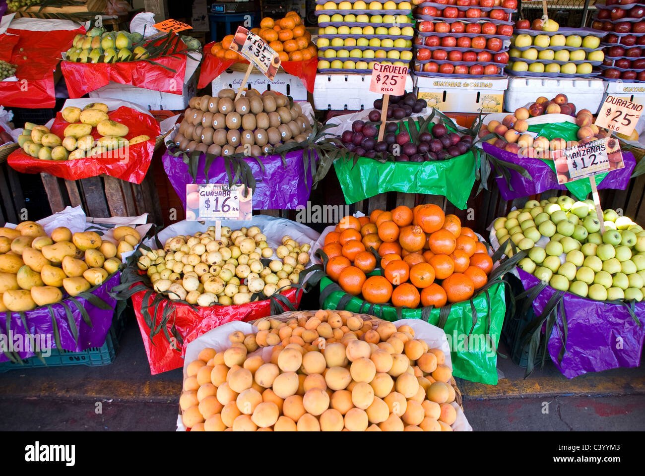 México. Mercado de fruta en Oaxaca Fotografía de stock Alamy