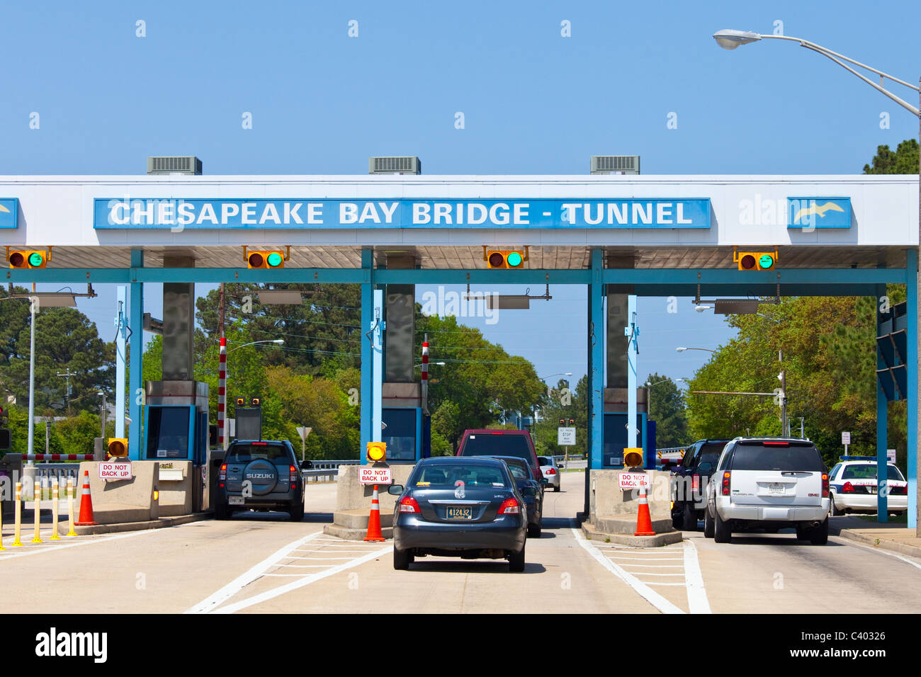 Chesapeake Bay Bridge Tunnel, Virginia Foto de stock