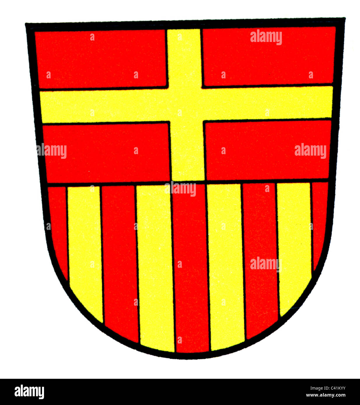 Escudo de armas / emblemas, Paderborn, armas de la ciudad, Renania del Norte-Westfalia, Alemania, Derechos adicionales-Clearences-no disponible Foto de stock