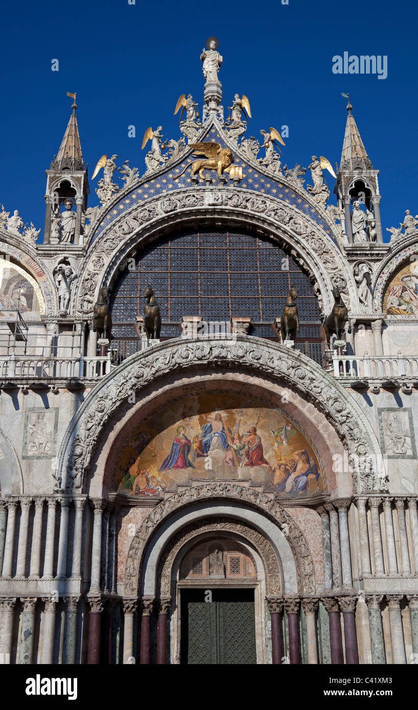 Basílica de San Marcos de Venecia Italia Europa Foto de stock