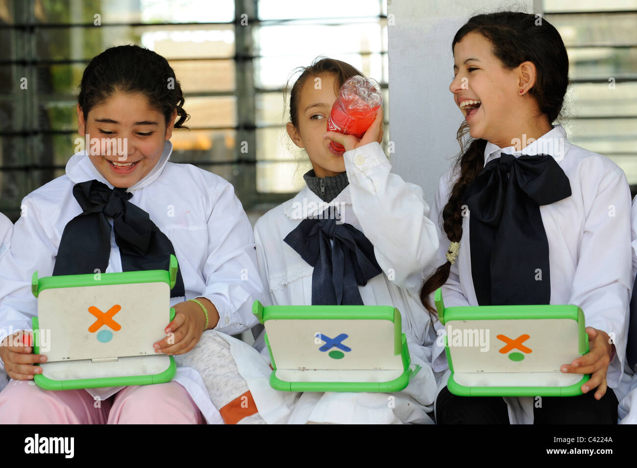 URUGUAY Montevideo , OLPC One Laptop per Child project está