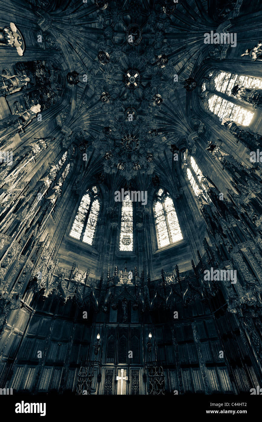 Thistle capilla interior, Hotel St Giles' Cathedral, Edinburgh Foto de stock