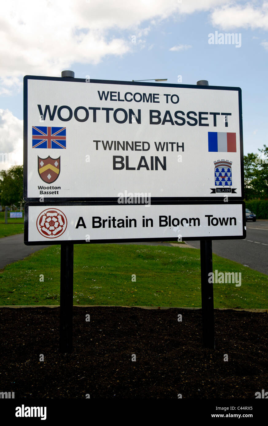 Wootton bassett ciudad Foto de stock
